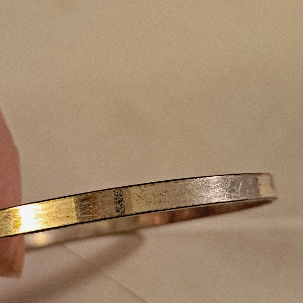 Silver Bangle Bracelet 3rd Down